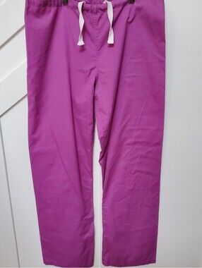 TALL Scrubs Magenta Drawstring Waist Pants